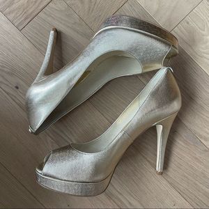 Michael Kors gold heels